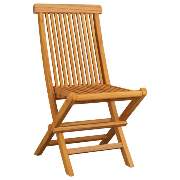 Patio Teak Folding Chair Armless